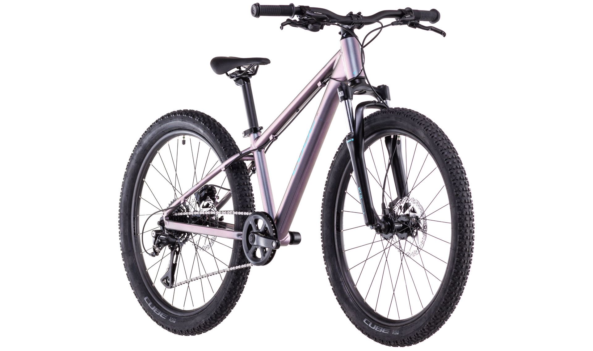 Copii BICICLETA CUBE ACID 240 DISC GALACTIC CYAN 2025 roti 2