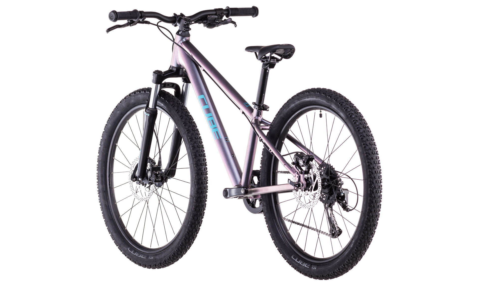 Copii BICICLETA CUBE ACID 240 DISC GALACTIC CYAN 2025 roti 2