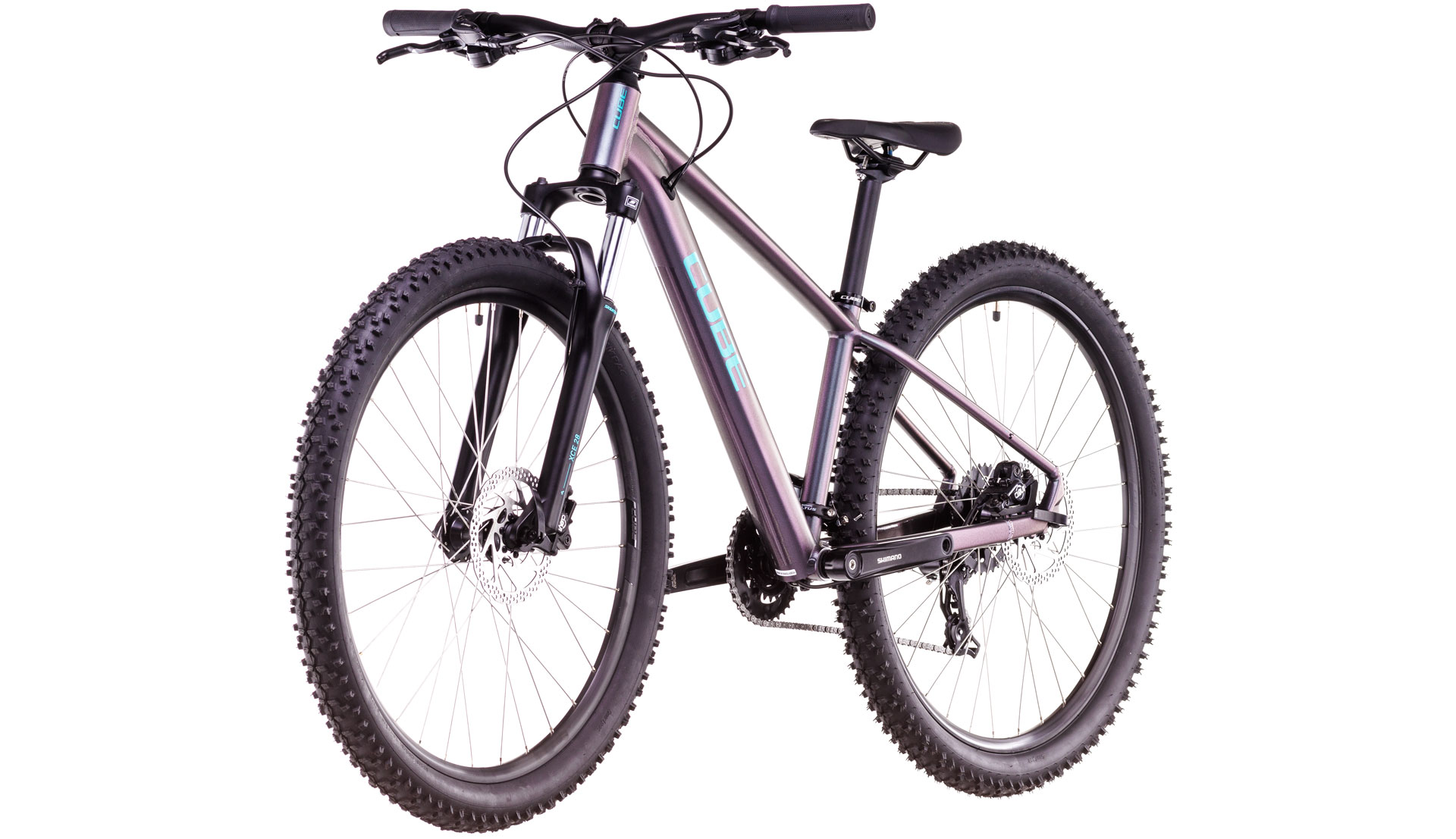Copii BICICLETA CUBE ACID 260 DISC GALACTIC CYAN 2025 roti 2