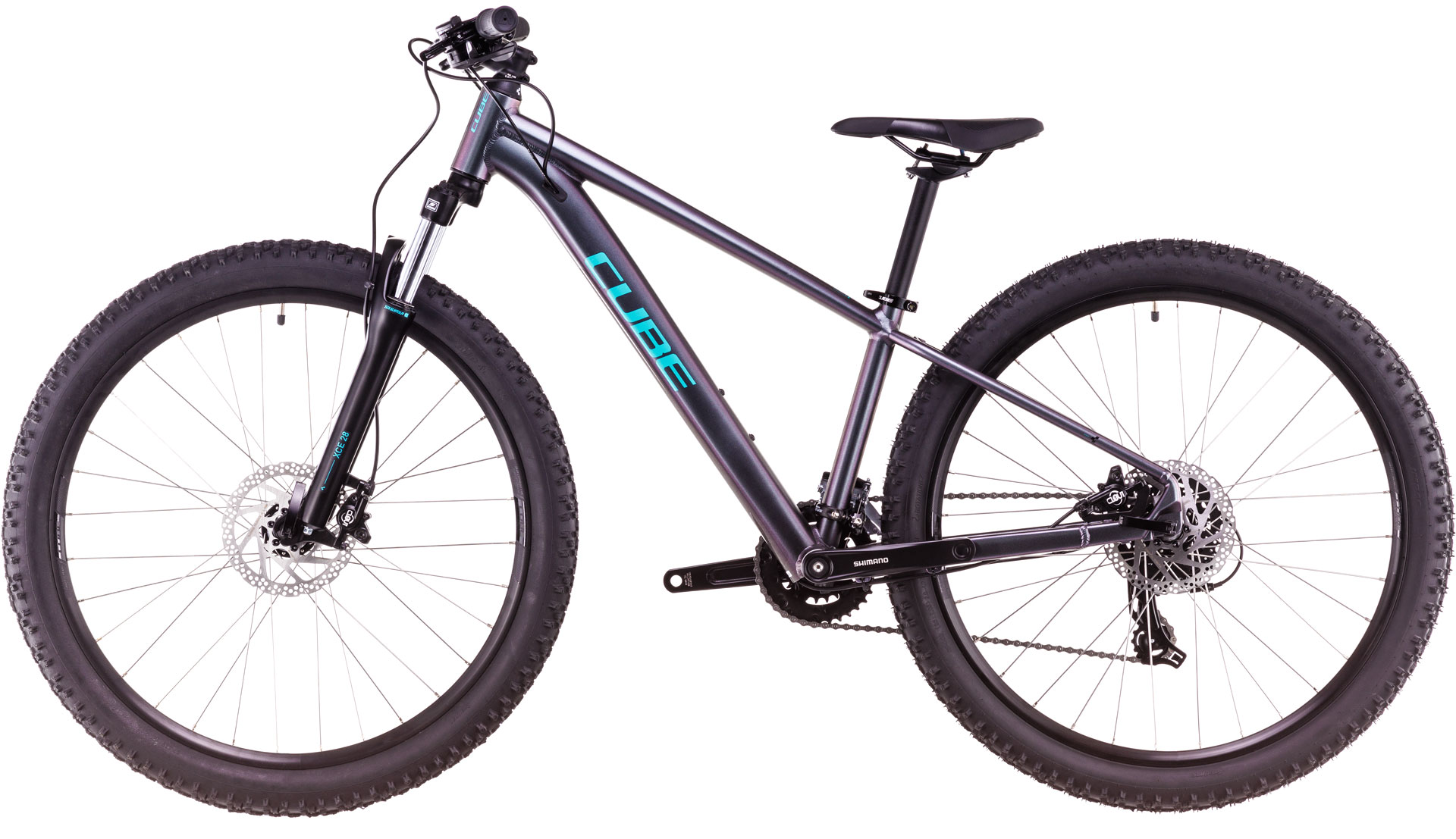 Copii BICICLETA CUBE ACID 260 DISC GALACTIC CYAN 2025 roti 2