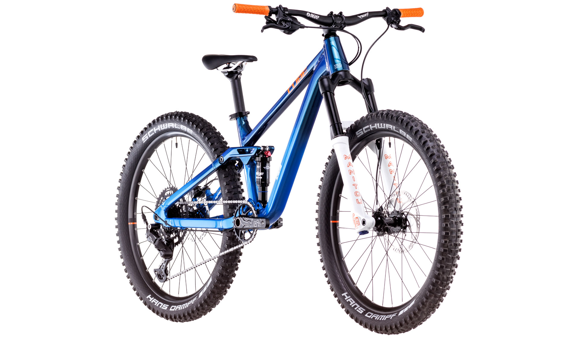 Copii BICICLETA CUBE STEREO 240 ONE ACTIONTEAM 2025 roti 24&