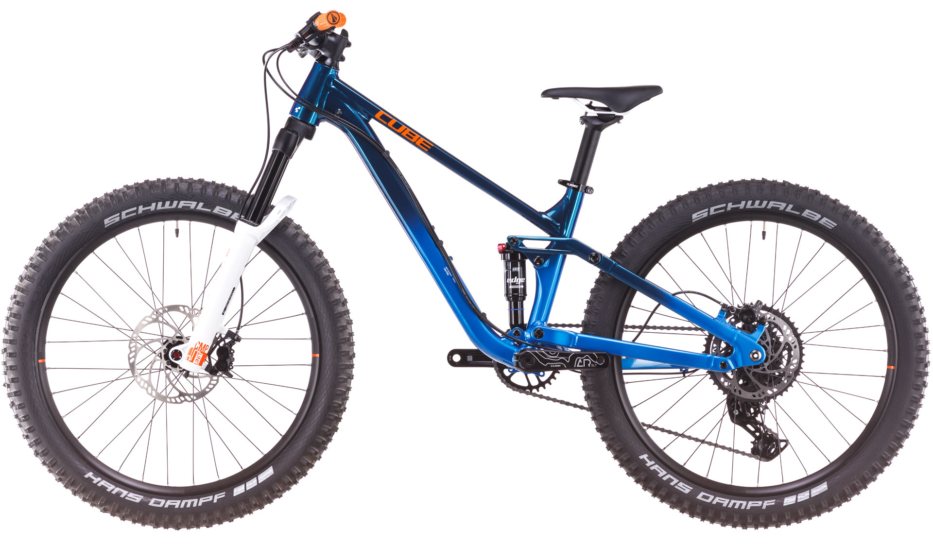 Copii BICICLETA CUBE STEREO 240 ONE ACTIONTEAM 2025 roti 24&