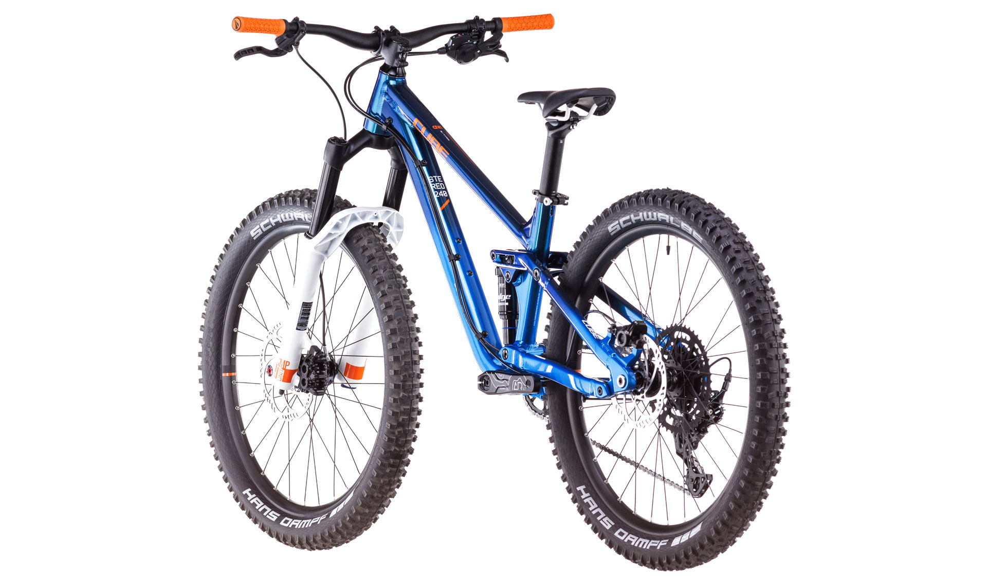 Copii BICICLETA CUBE STEREO 240 ONE ACTIONTEAM 2025 roti 24&
