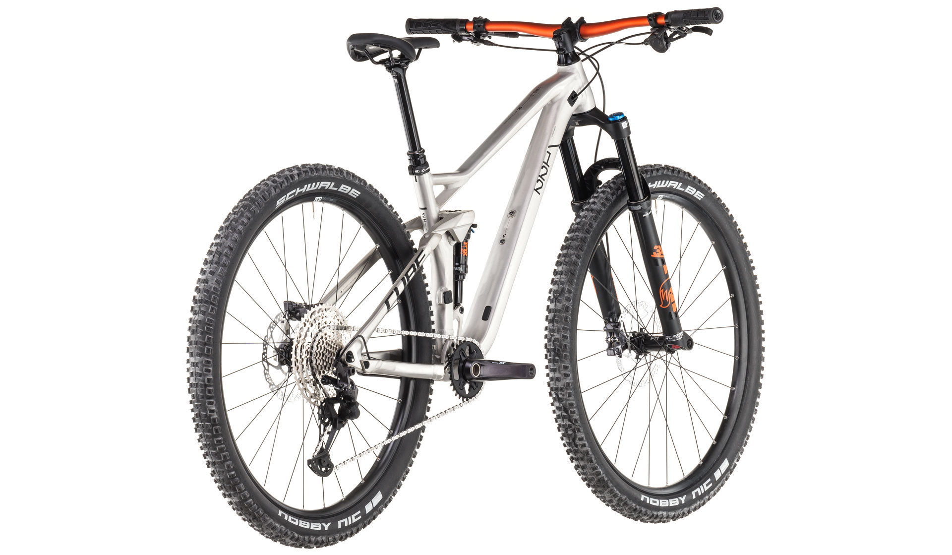 Mountain Bike BICICLETA CUBE STEREO ONE22 RACE RAWMETAL BLAC