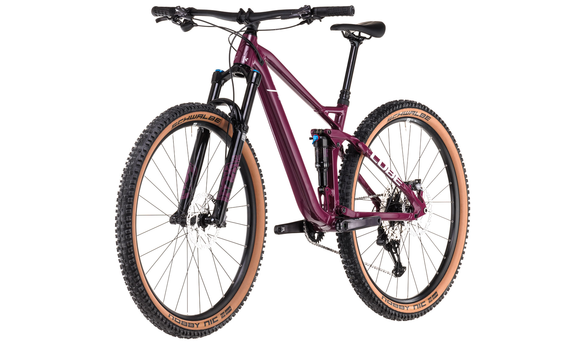 Mountain Bike BICICLETA CUBE STEREO ONE22 RACE WINE GREY 202