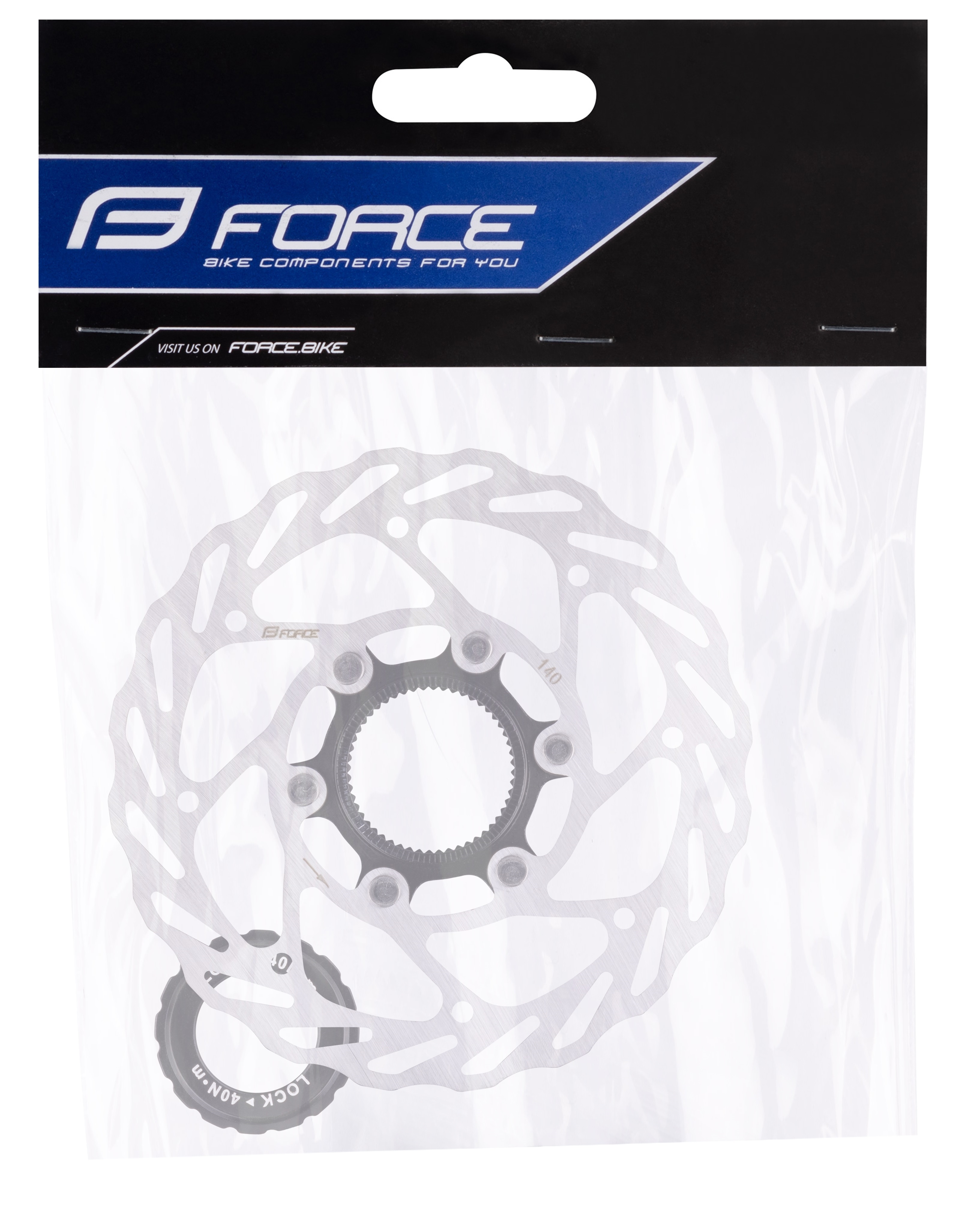 Rotoare DISC FRANA FORCE CENTER LOCK ARGINTIU 140mm FRC42402