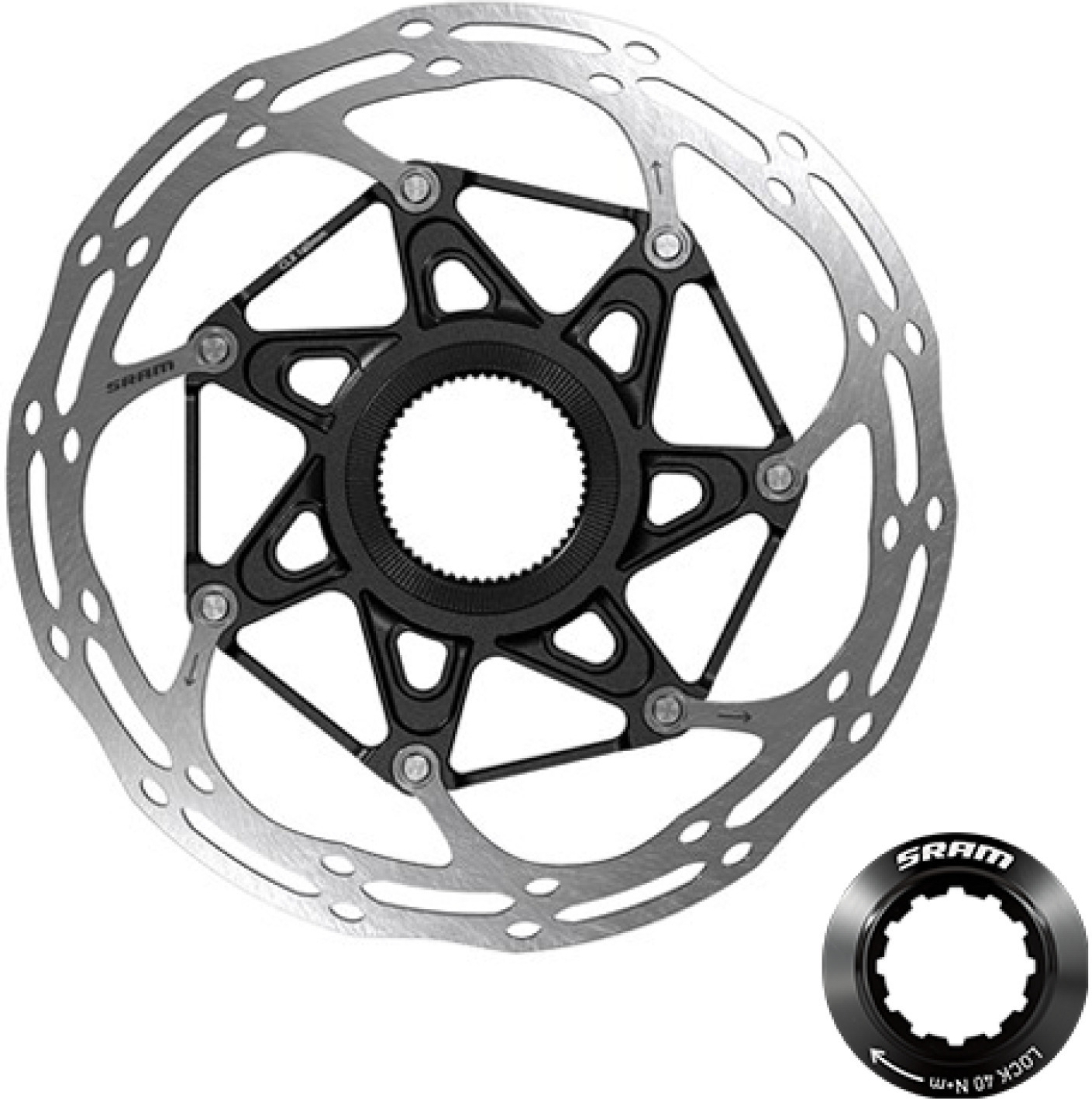 らむ Rotoare DISC FRANA SRAM CENTERLINE X ROUNDED 2-PIECE INTERNA