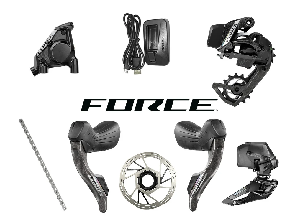 Groupset GROUPSET SRAM FORCE AXS HRD E1 2X12 VITEZE MicroUSB