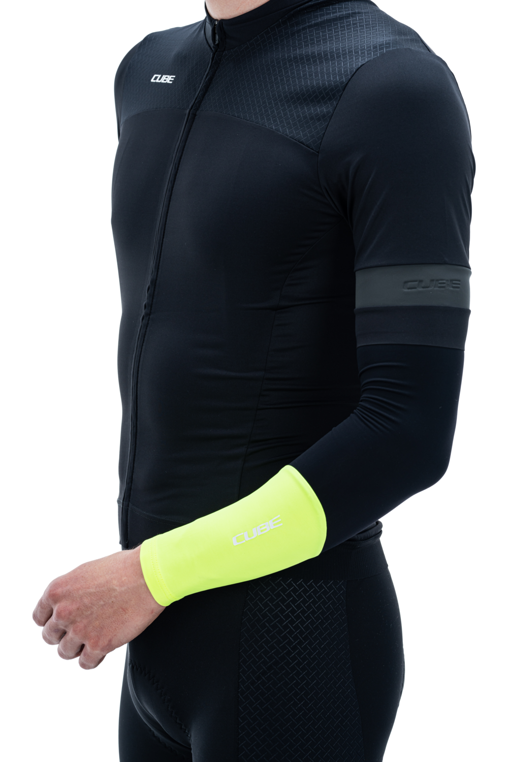 Incalzitoare INCALZITOARE BRATE CUBE ARM WARMERS Safety neon...