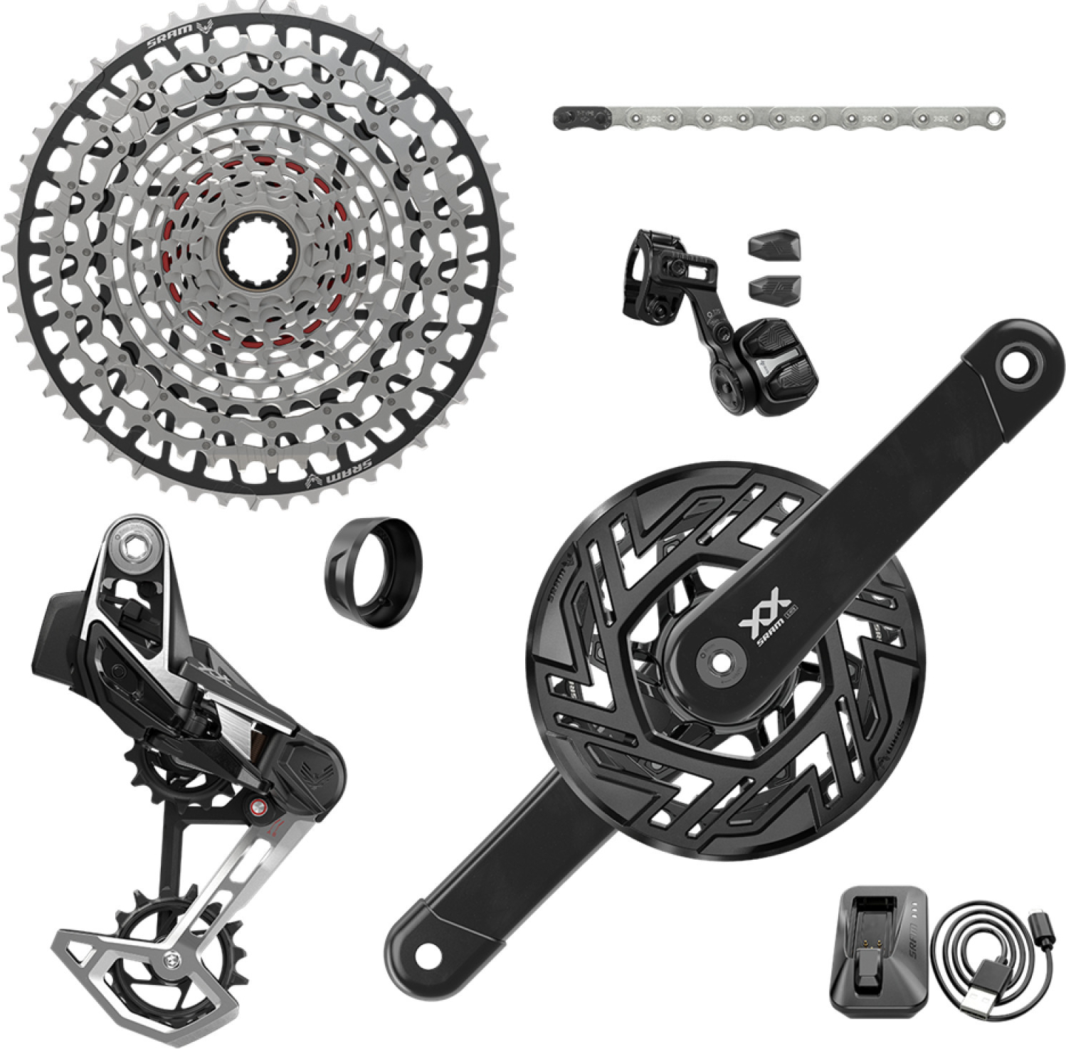 Groupset KIT SRAM XX EAGLE AXS TRANSMISSION E-BIKE GROUP BOS