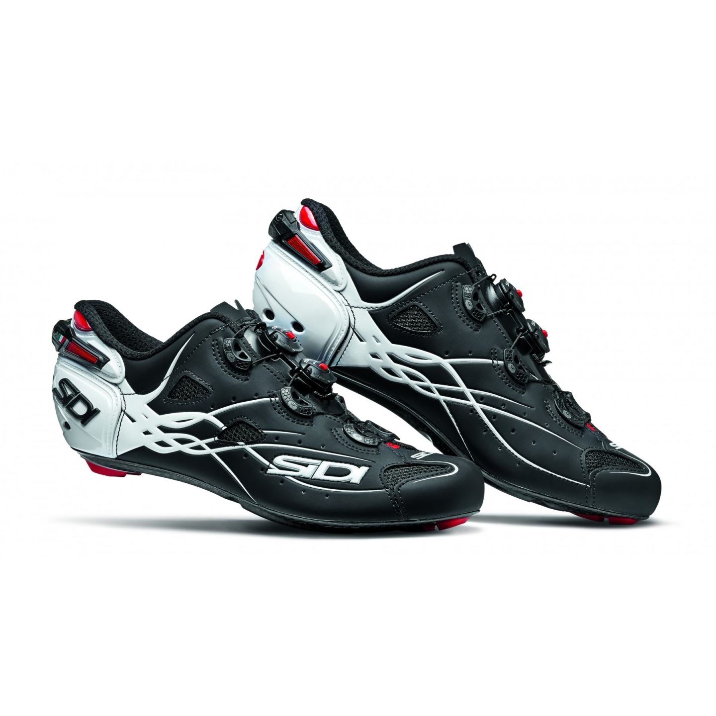 Incaltaminte PANTOFI CICLISM SOSEA SIDI SHOT BLACK WHITE 42.