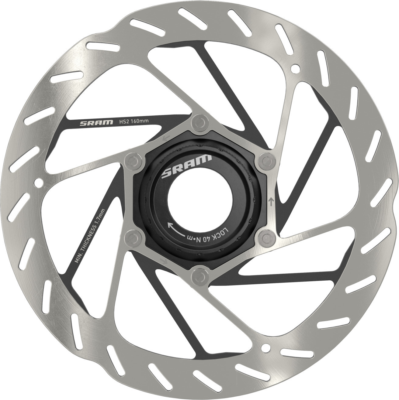 アイリス SR② Rotoare ROTOR/DISC FRANA SRAM HS2 CENTERLOCK 160 MM 00.5018.