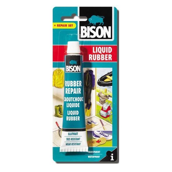 Adezivi  - Adeziv pentru cauciuc BISON Liquid Rubber, 50ml, bilden.ro