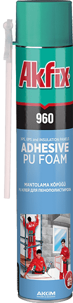 Spuma polistiren - Adeziv polistiren  Akfix 960,aplicare pai, 850 gr