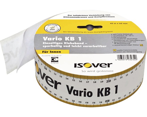 Benzi adezive, protectii pentru vopsit - Banda adeziva Isover Vario tape KB1
