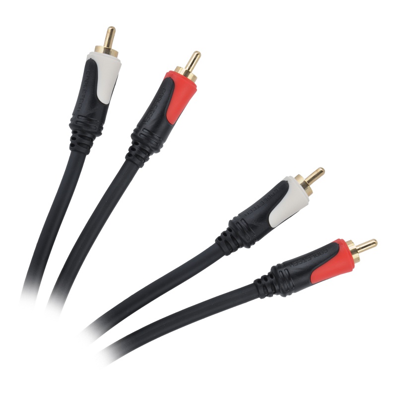 Cabluri, mufe si conectori - CABLU 2RCA 5m BASIC EDITION, bilden.ro