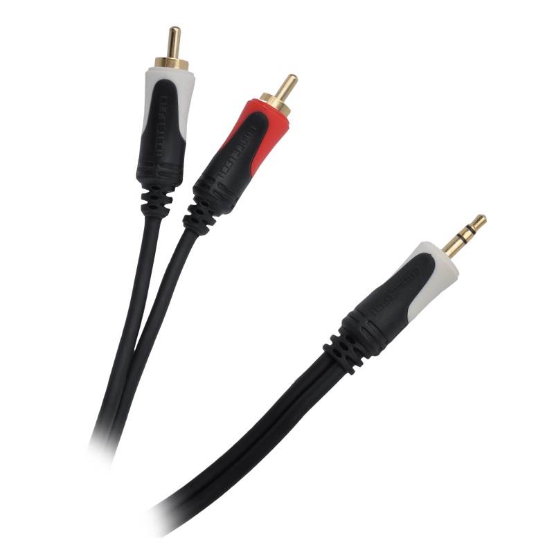 Cabluri, mufe si conectori - CABLU 3.5 STEREO 2RCA 3m BASIC EDITION, bilden.ro