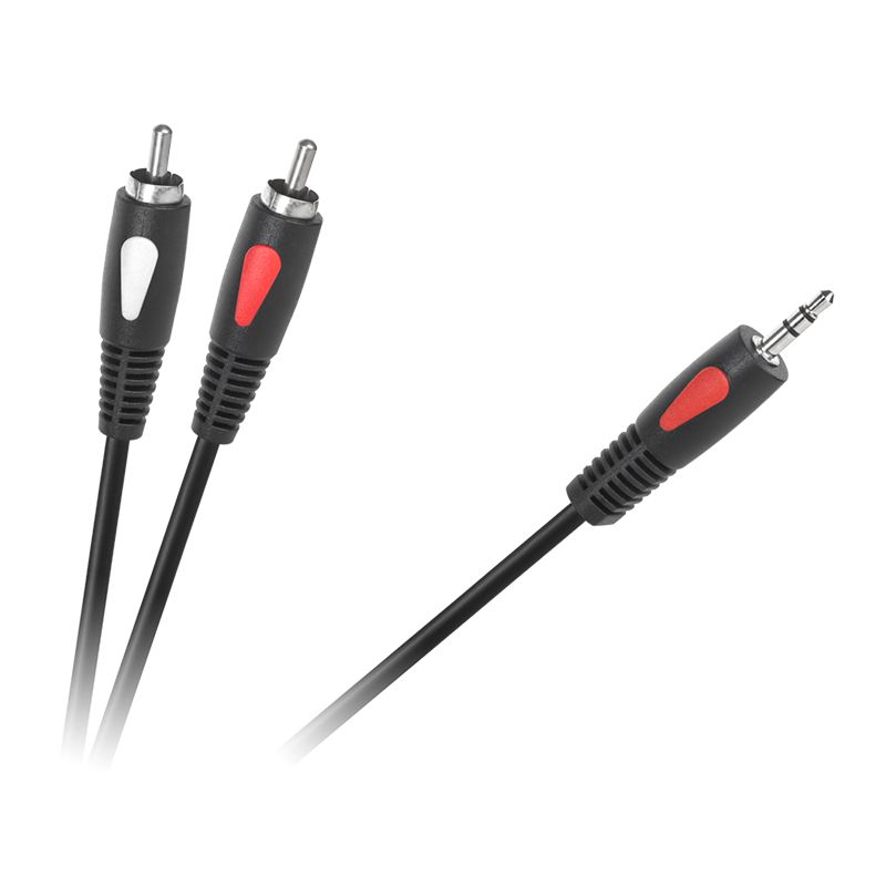 Cabluri, mufe si conectori - CABLU 3.5 TATA-2RCA 1.8m ECO-LINE, bilden.ro