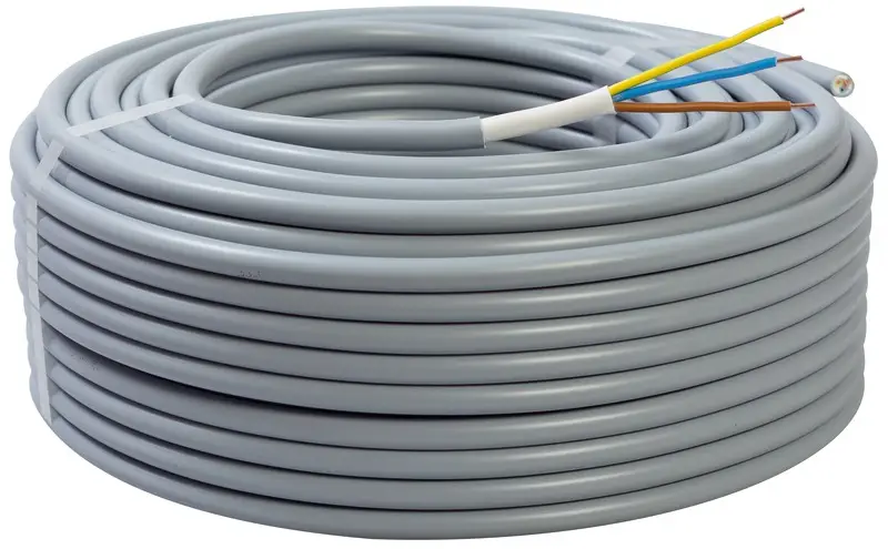 Conductori, cabluri si ghidaje pentru cabluri - Cablu electric CYYF, 3x4mm, masiv, bilden.ro