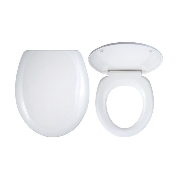 Capace wc - Capac WC universal din plastic, Ferro, alb, bilden.ro