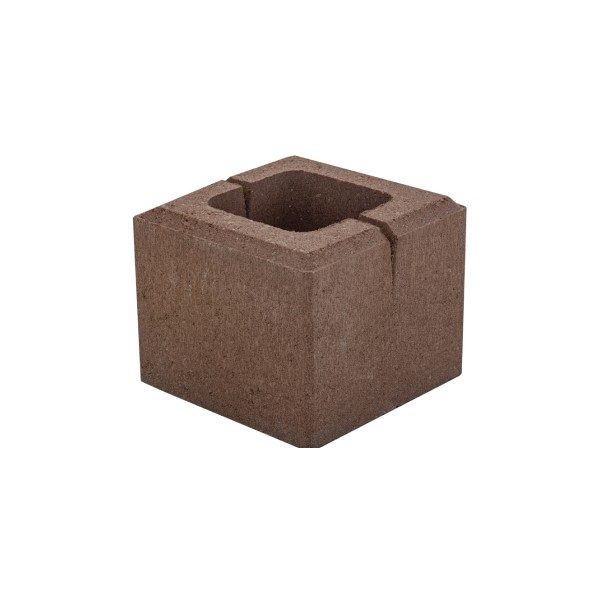 Gard, bloc completare, Semmelrock, Rivago, 20 x 20 x 16cm, brun