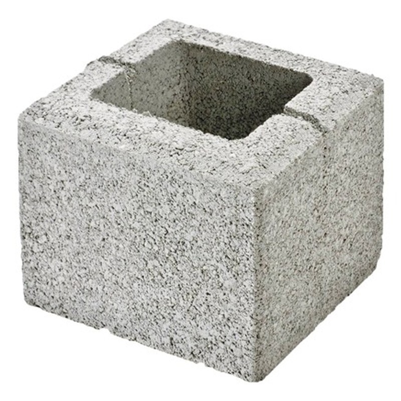 Gard, bloc completare, Semmelrock, Rivago, 20 x 20 x 16cm, gri deschis