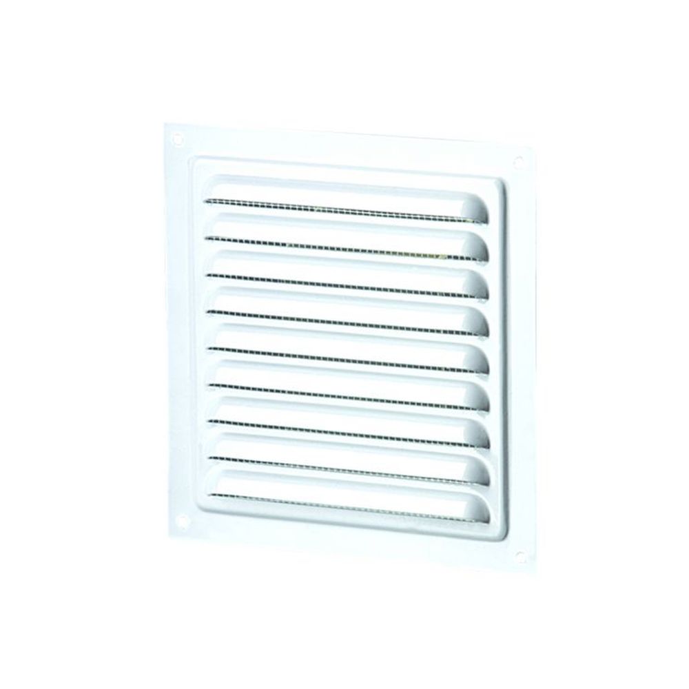 Grile de ventilatie, tubulatura si accesorii - Grila aluminiu cu plasa antiinsecte,VENTS,200x200mm, bilden.ro