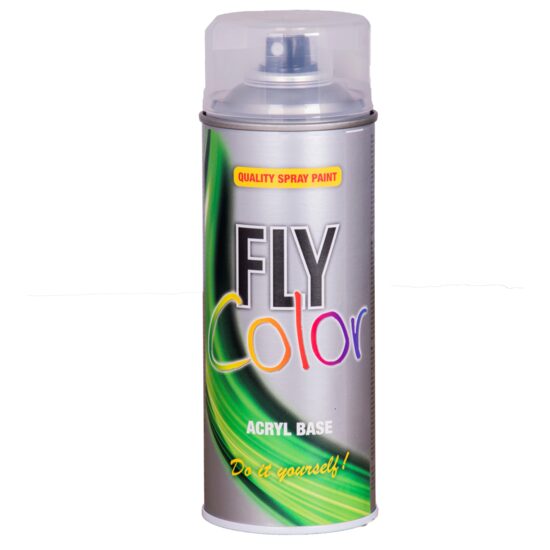 Spray vopsea si spray tehnic - Lac transparent FLY COLOR, lucios, 400ml, bilden.ro