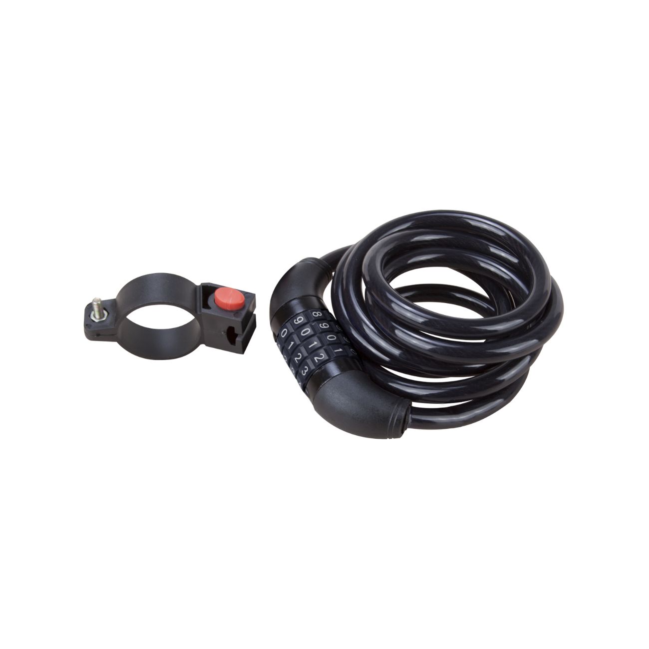 Lacate si seifuri - Lacat cablu cu protectie si cifru pentru bicicleta, d.10mm 800, bilden.ro