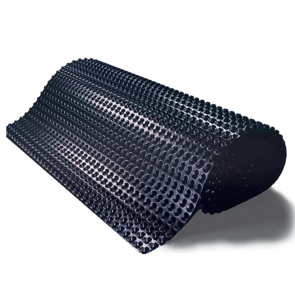 Membrane bituminoase si accesorii - Membrana cu crampoane HDPE pentru protectie fundatie, 2.5mx20m, bilden.ro