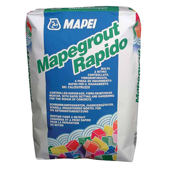 Mortare de reparatii structurale si consolidari - Mortar pentru reparatii, Mapei Mapegrout Fast Set (Rapido), 25 kg, bilden.ro
