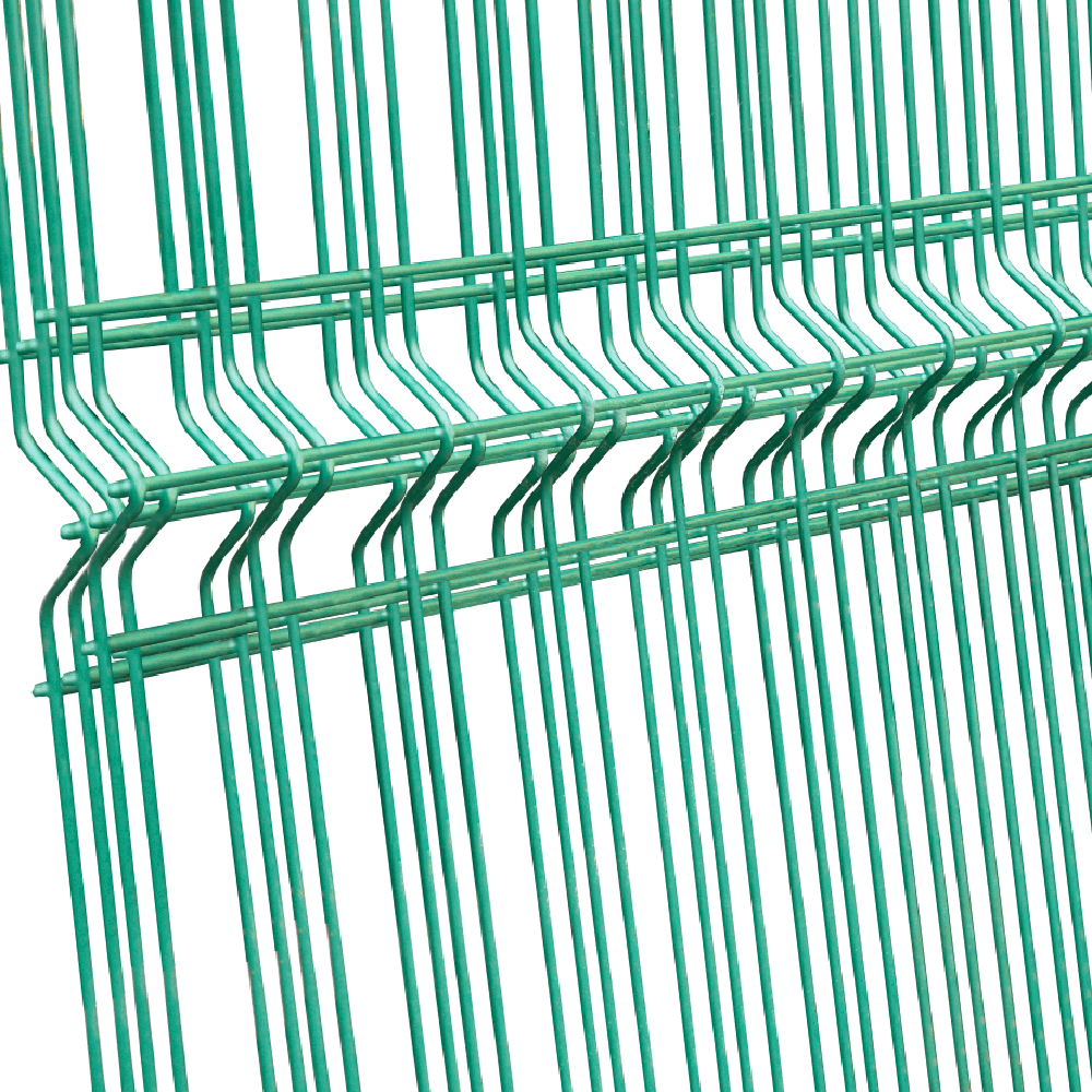 Panouri de gard - Panou gard bordurat plastifiat, 4.2mm, 2030 x 2025mm, verde, bilden.ro