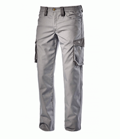 Imbracaminte de protectie - Pantaloni lungi, Diadora Staff Cargo, steel gray, S, bilden.ro