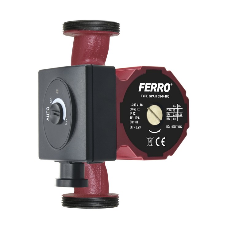 Pompe de apa - Pompa circulatie, Ferro,GPA 32-60-180mm, bilden.ro