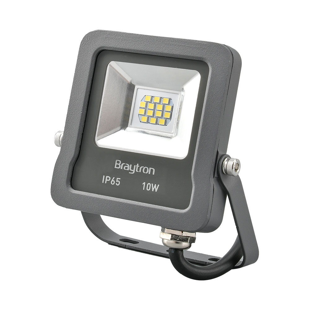 Proiectoare, iluminat stradal si industrial - PROIECTOR CU LED 10W 6400K IP65 GRI BR-BT61-01032