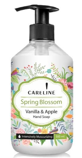 Solutii pentru curatenie si igiena - Sapun lichid, Sano Careline Spring blossom vanilie si mar, 500ml, bilden.ro