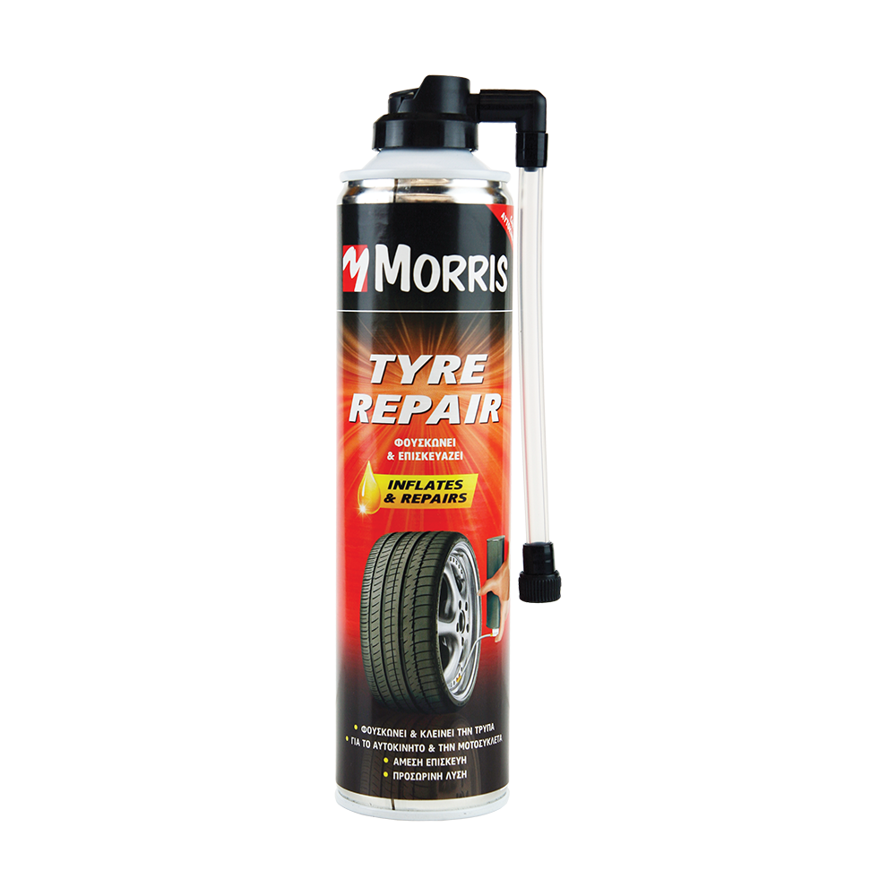 Spray vopsea si spray tehnic - Spray reparare anvelope, Morris, 400ML, 28606, bilden.ro
