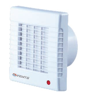 Ventilatoare baie - Ventilator cu jaluzele automate si intrerupator fir, timer,VENTS, D100mm, bilden.ro