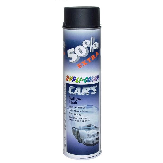 Spray vopsea si spray tehnic - Vopsea spray auto DUPLI-COLOR Car's, acrilică, negru mat, 600ml, bilden.ro