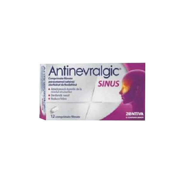 Antinevralgic Sinus ,12 comprimate