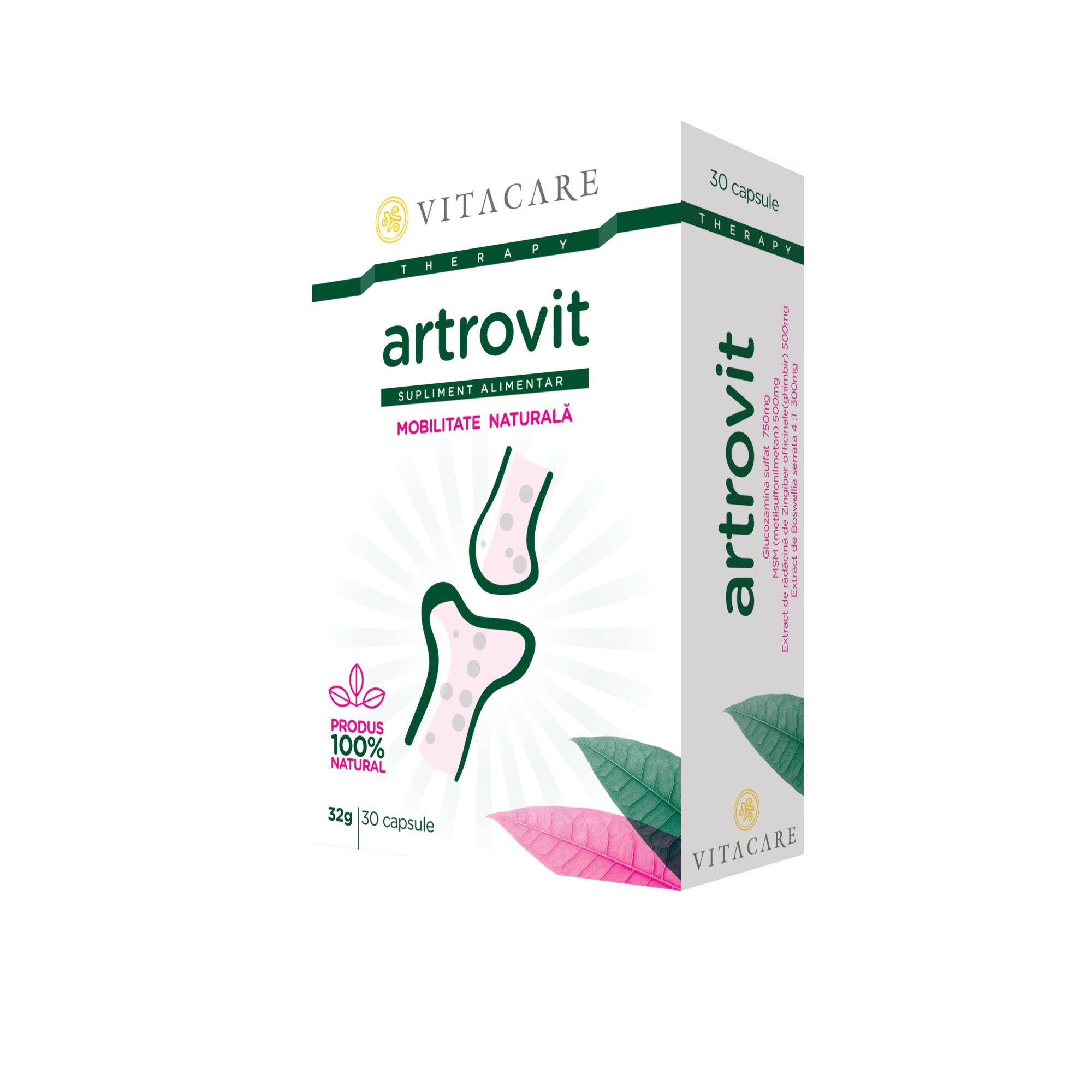 Artrovit, 30 capsule, Vitacare 