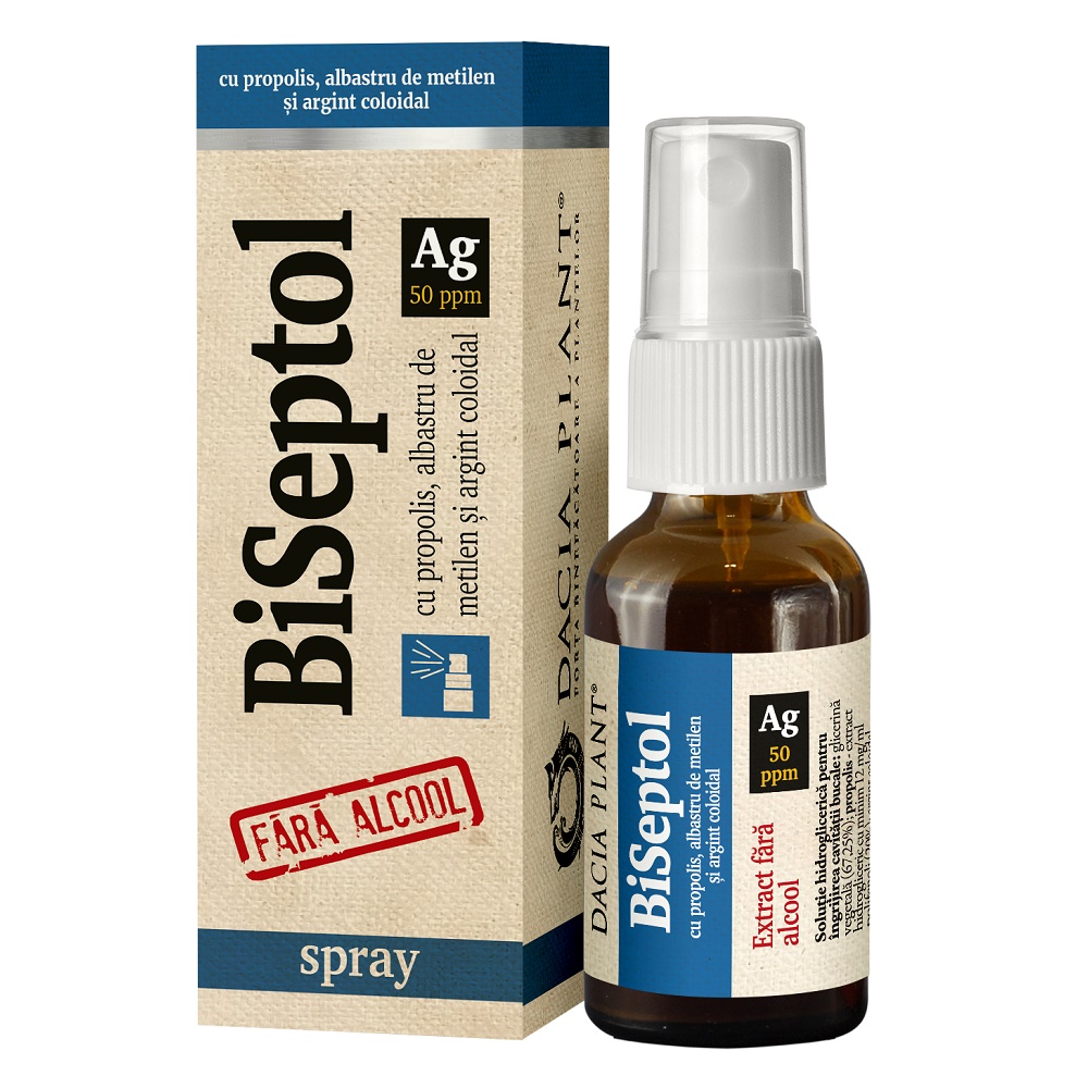 BiSeptol Spray cu Ag coloidal