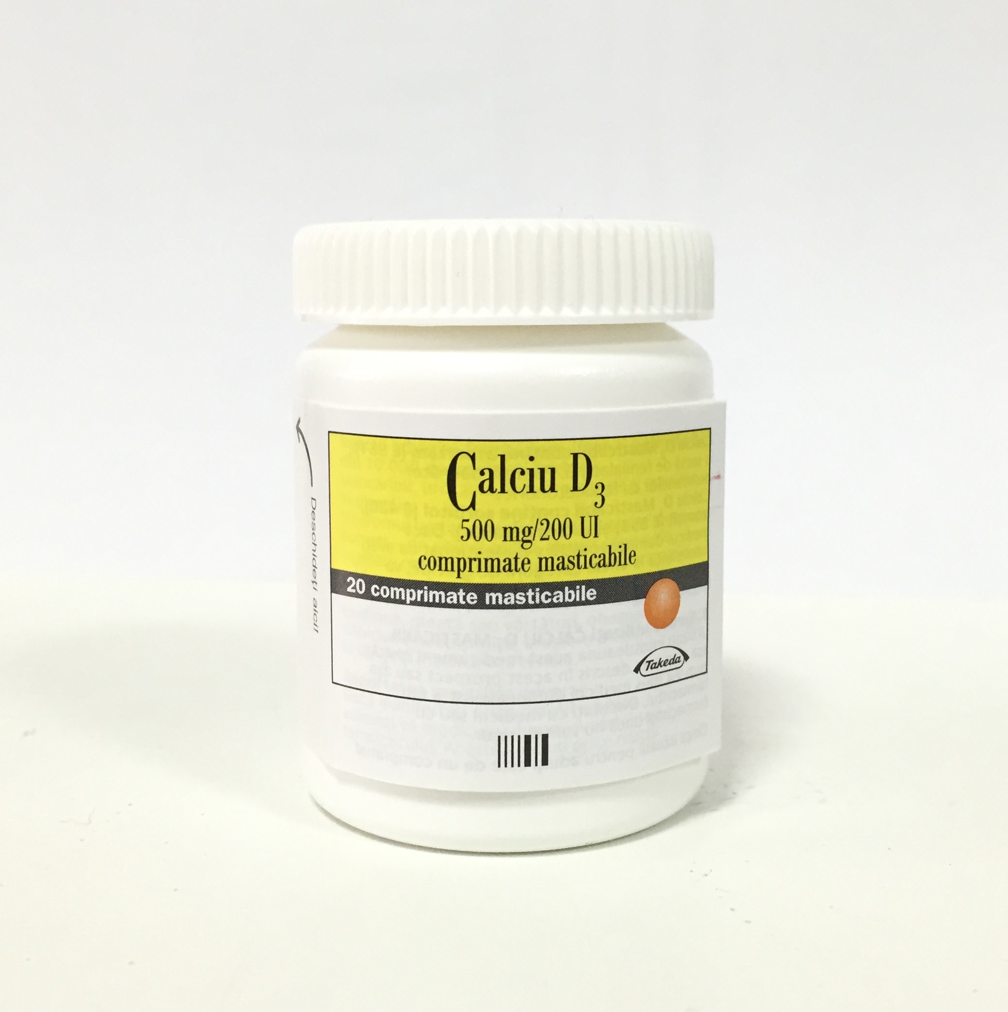Calciu+D3 , 20 comprimate masticabile ,Takeda