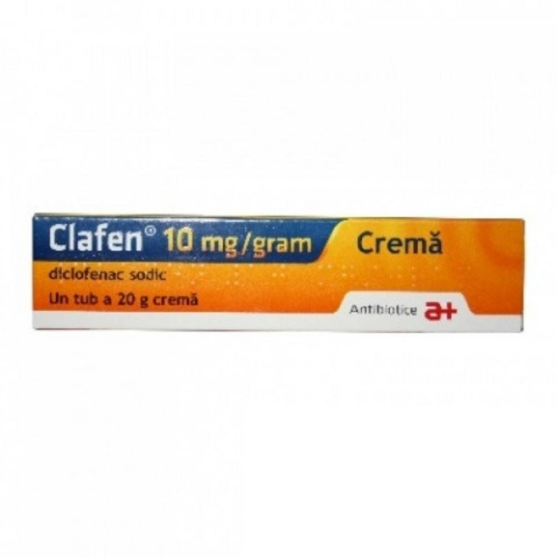 Clafen 1% crema , 20g (Antibiotice)