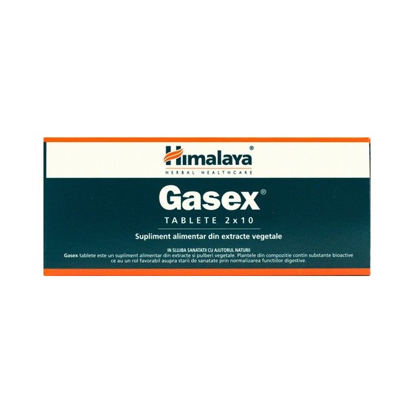 Gasex, 20 tablete, Himalaya 
