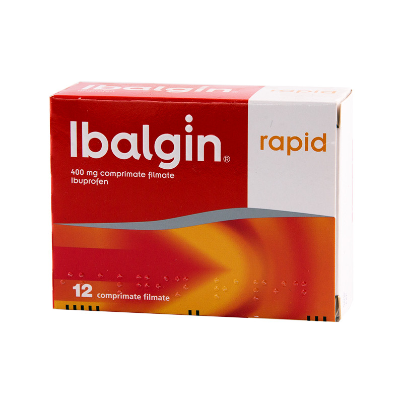 Ibalgin Rapid 400mg , 12 comprimate filmate