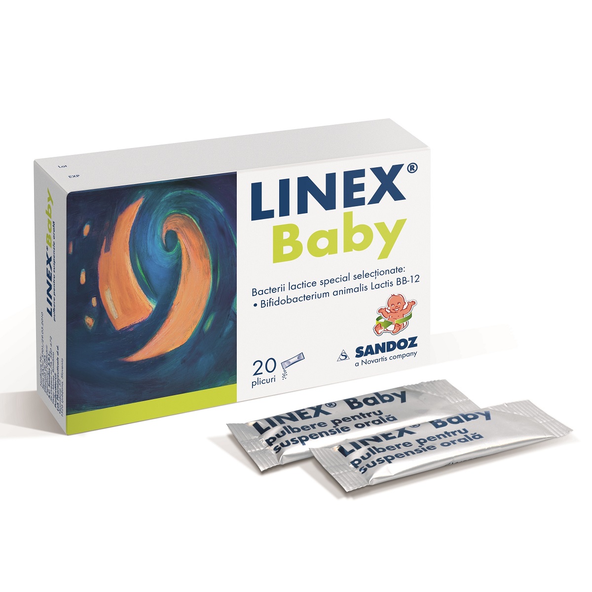 Linex Baby , 20 plicuri (Sandoz)