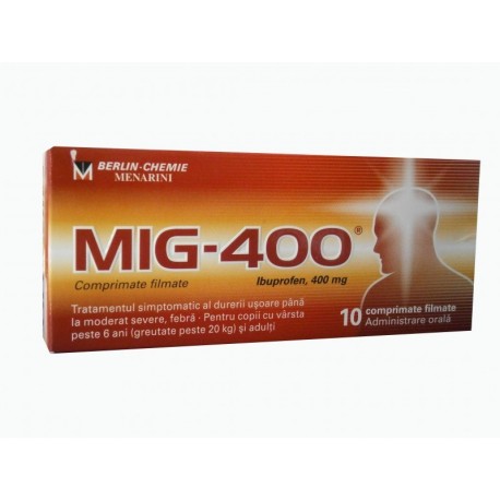 Mig-400 400mg ,10 comprimate