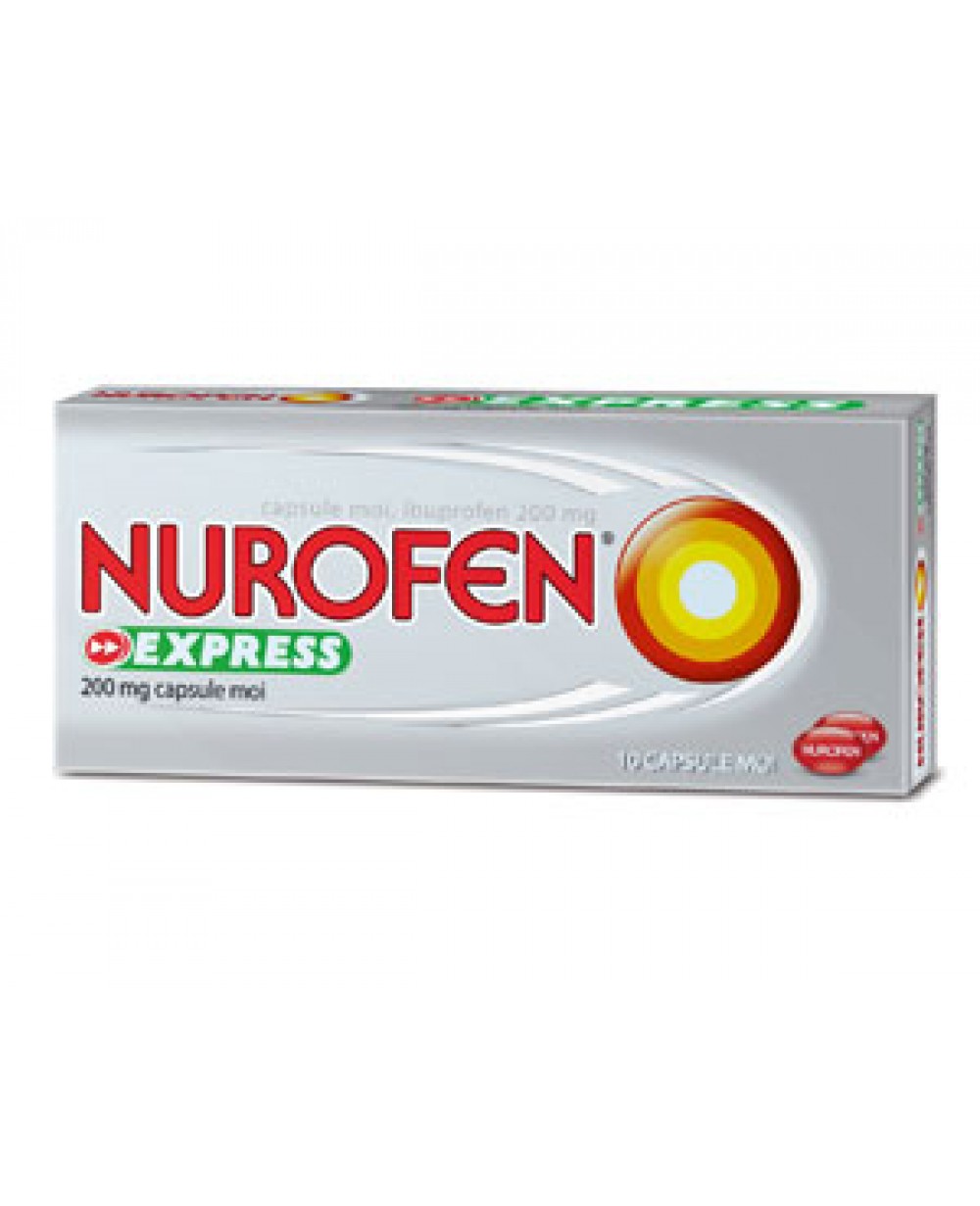 Nurofen Express 200mg, 20 capsule, Reckitt Benckiser Healthcare 