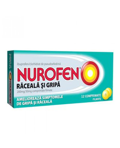 Nurofen Raceala si Gripa,12 comprimate